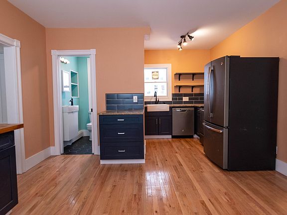 kitchen view from dining area