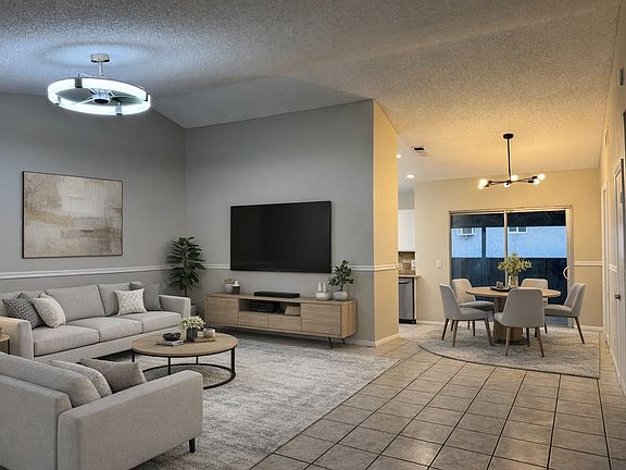 Living Room and Dining Room
