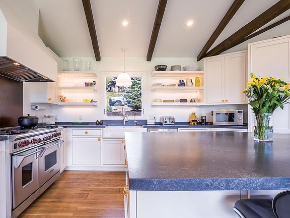 Beautiful, custom chef's kitchen with Wolfe oven (plus integrated grill and griddle).
