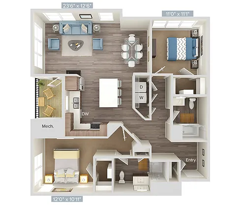 Floor plan B7-352-448
