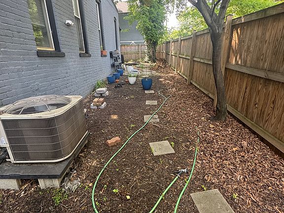 Large wrap around backyard with privacy fence