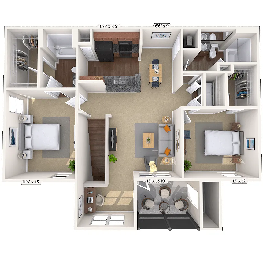 Floor plan Tobago