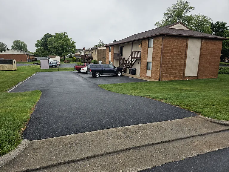 Private rear parking