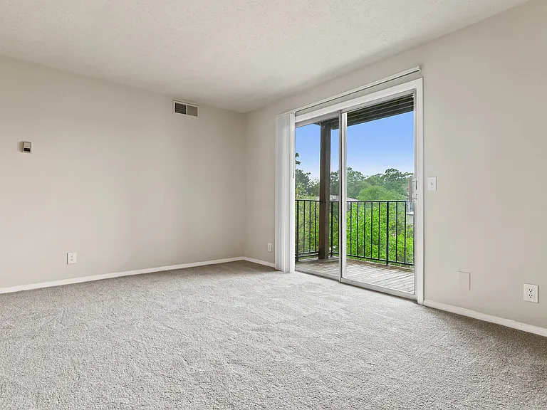 Living room with balcony
