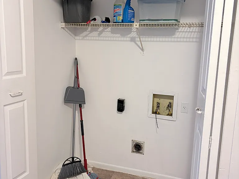 Laundry closet