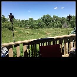 Back view to open space