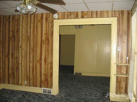 View to bonus room and bdr; This is the old carpet.