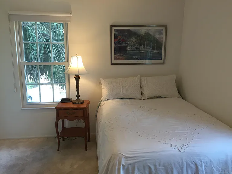 Your bedroom. That looks like an old photo when we had a double bed in that room but I bought a new quality Queen to replace it.
