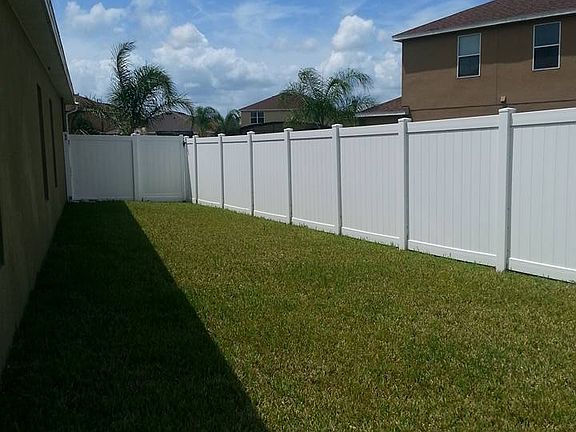 Yard side of home