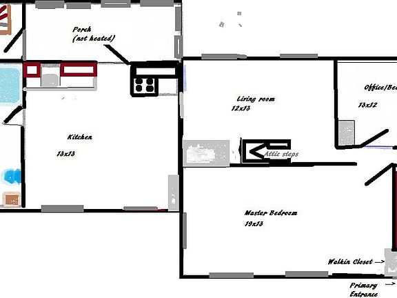 Layout and Sq ft