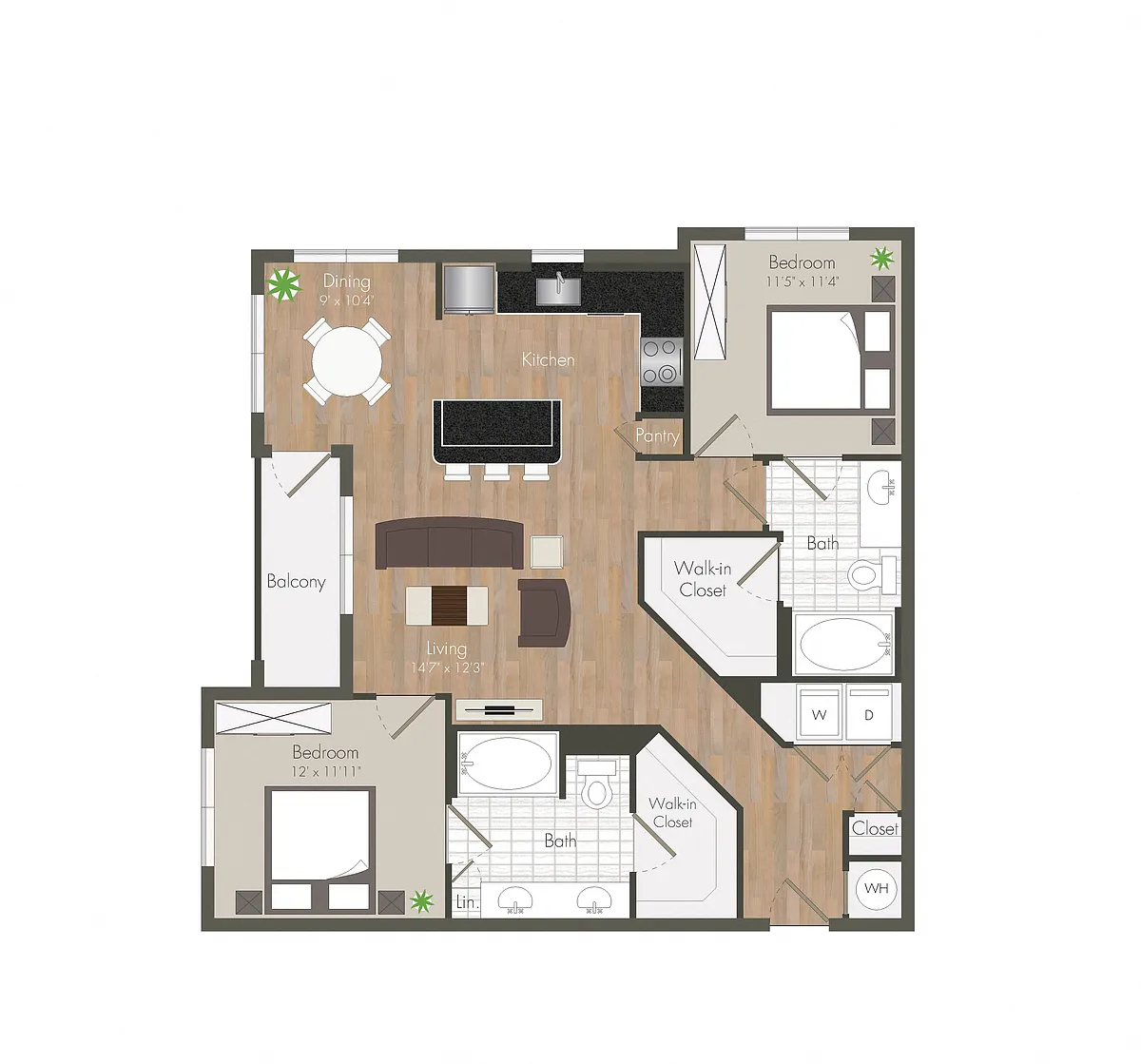 Floor plan B1