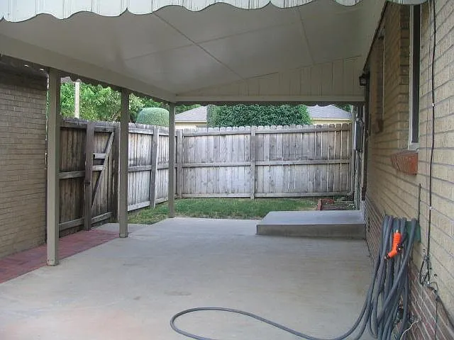 Back Porch - covered patio and private yard