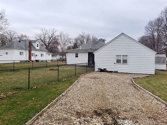 Fenced backyard 