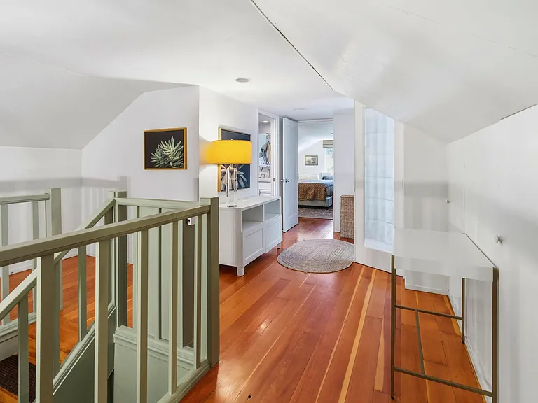 Top of the stairs of the master suite.