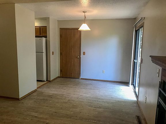 Living room looking into dining area