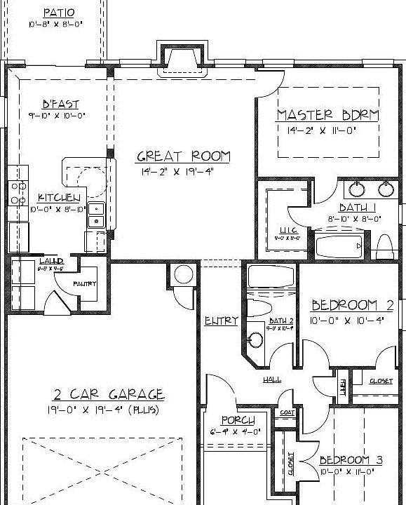 Cottage 1358 Plan, The Grove at Engles Mill, Farmington, AR 72730 Zillow