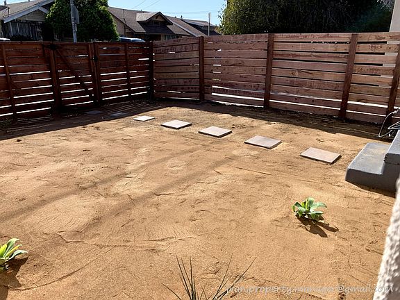 New fully gated yard