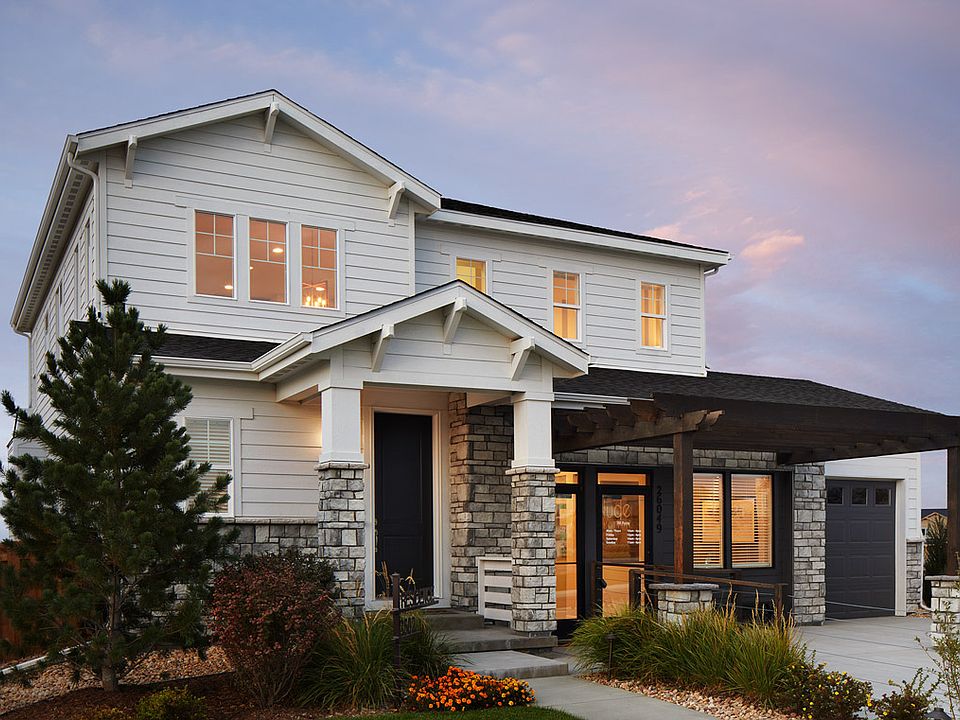 Residence 3502 Model Home Craftsman Style Exterior