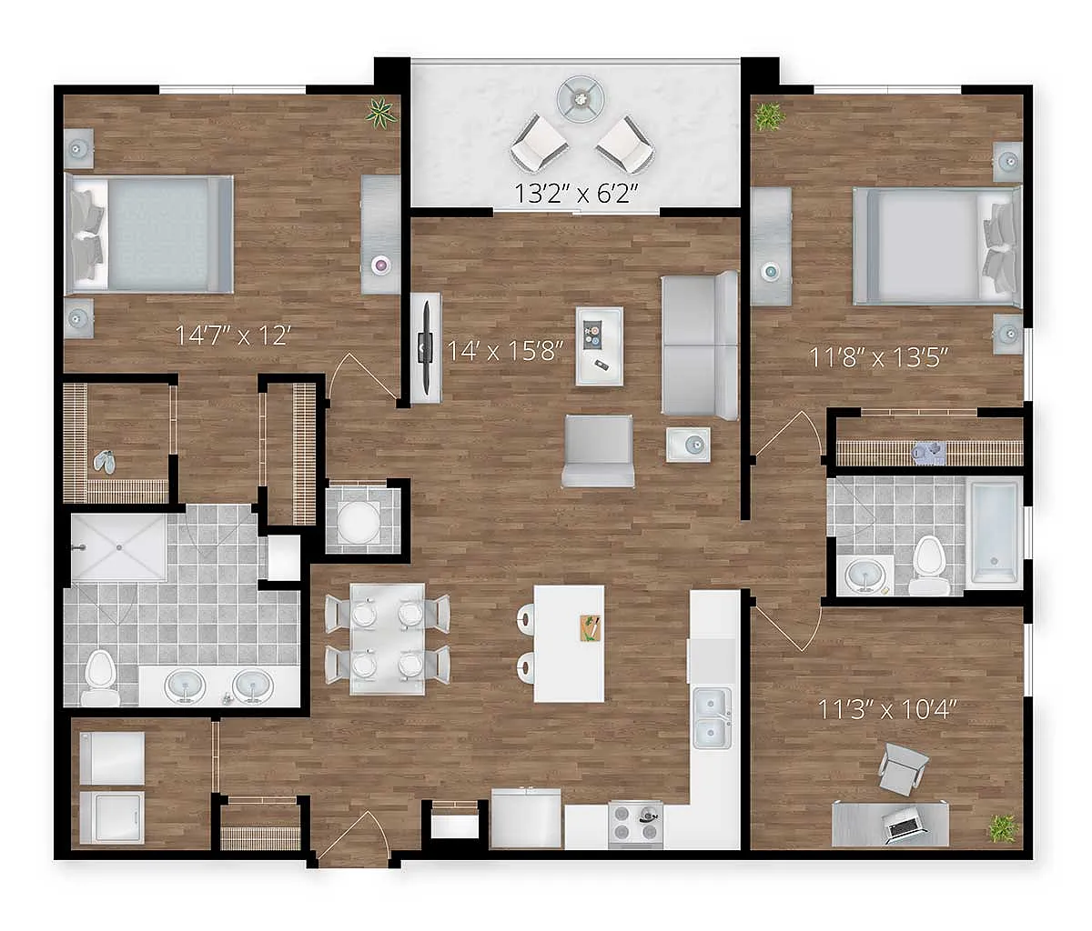Floor plan B3D-AP