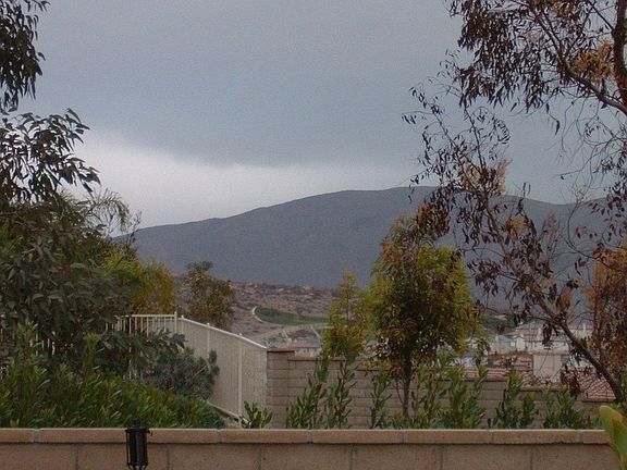 Easterly view of the mountains