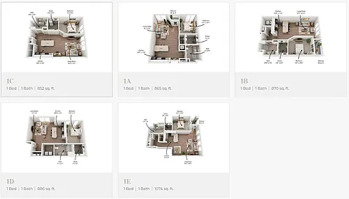 Floor plan One Bedroom
