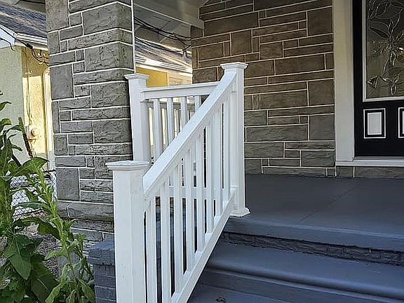 House Front - Steps, Railing