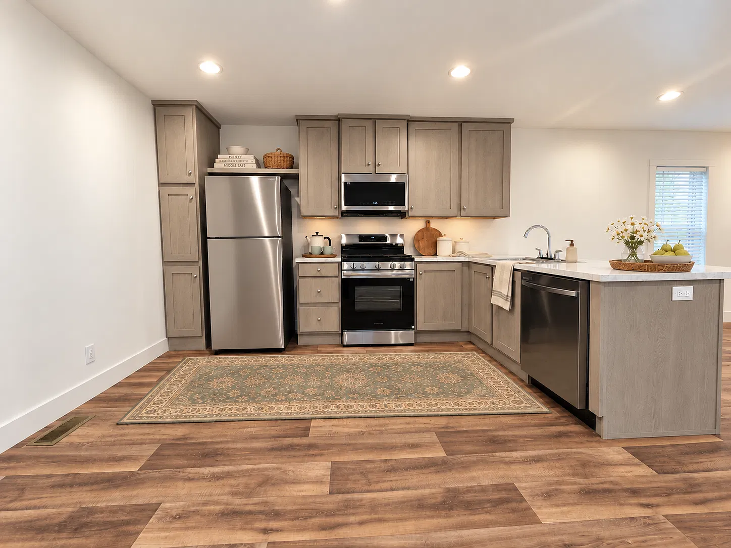 kitchen staged