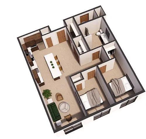 Floor plan Dali Juene