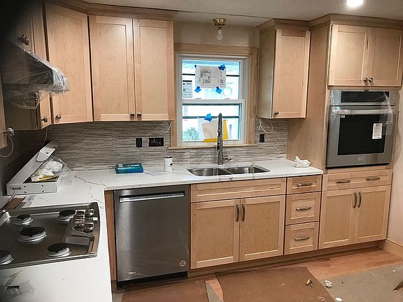 sink, wall oven, cooktop