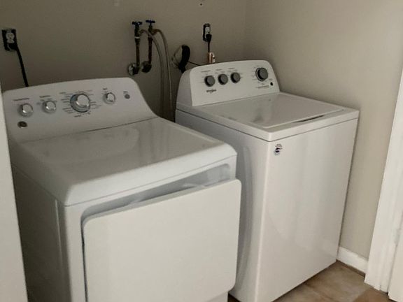 laundry room in the unit