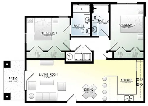 Floor plan B2