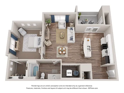 Floor plan 1 Bedroom Flat