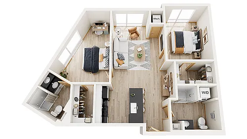 Floor plan Calhoun