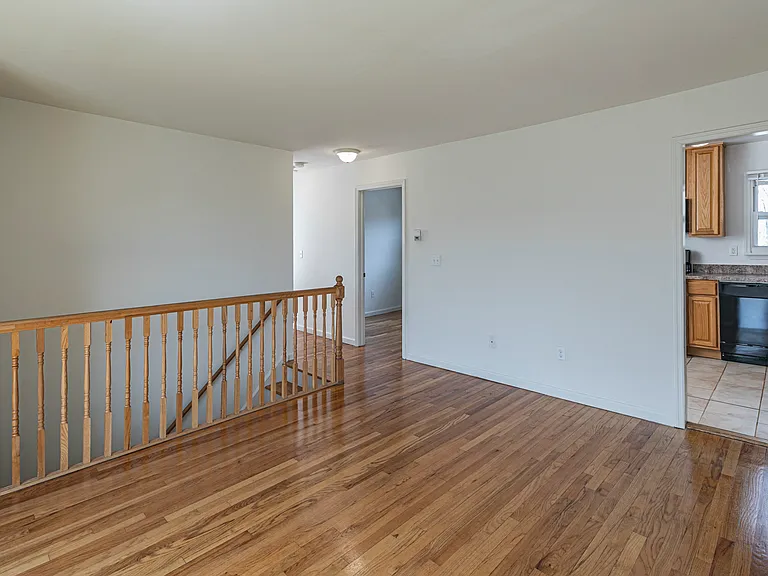 Gleaming hardwood floors