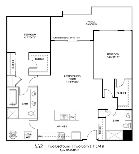 Floor plan B32