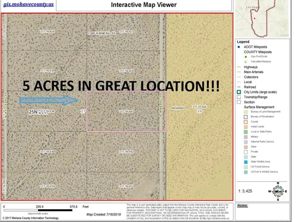 13885 N Mineral Rd, Dolan Springs, AZ 86441