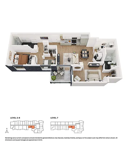 Floor plan 401