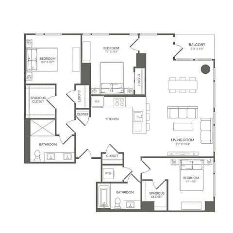 Floor plan C2
