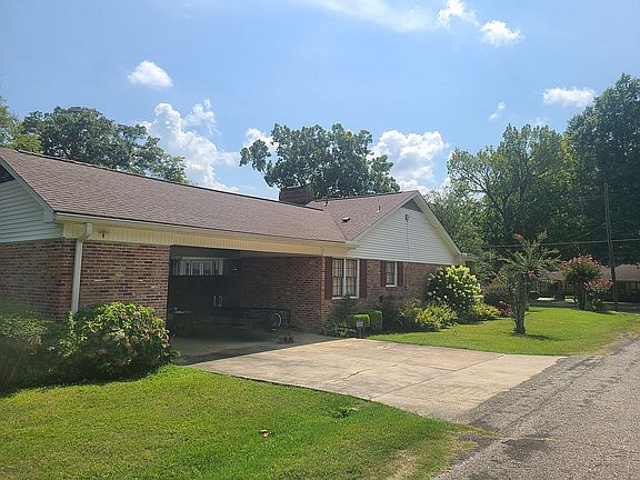 Side view and carport 