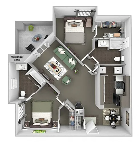 Floor plan B5 (Gazelle)
