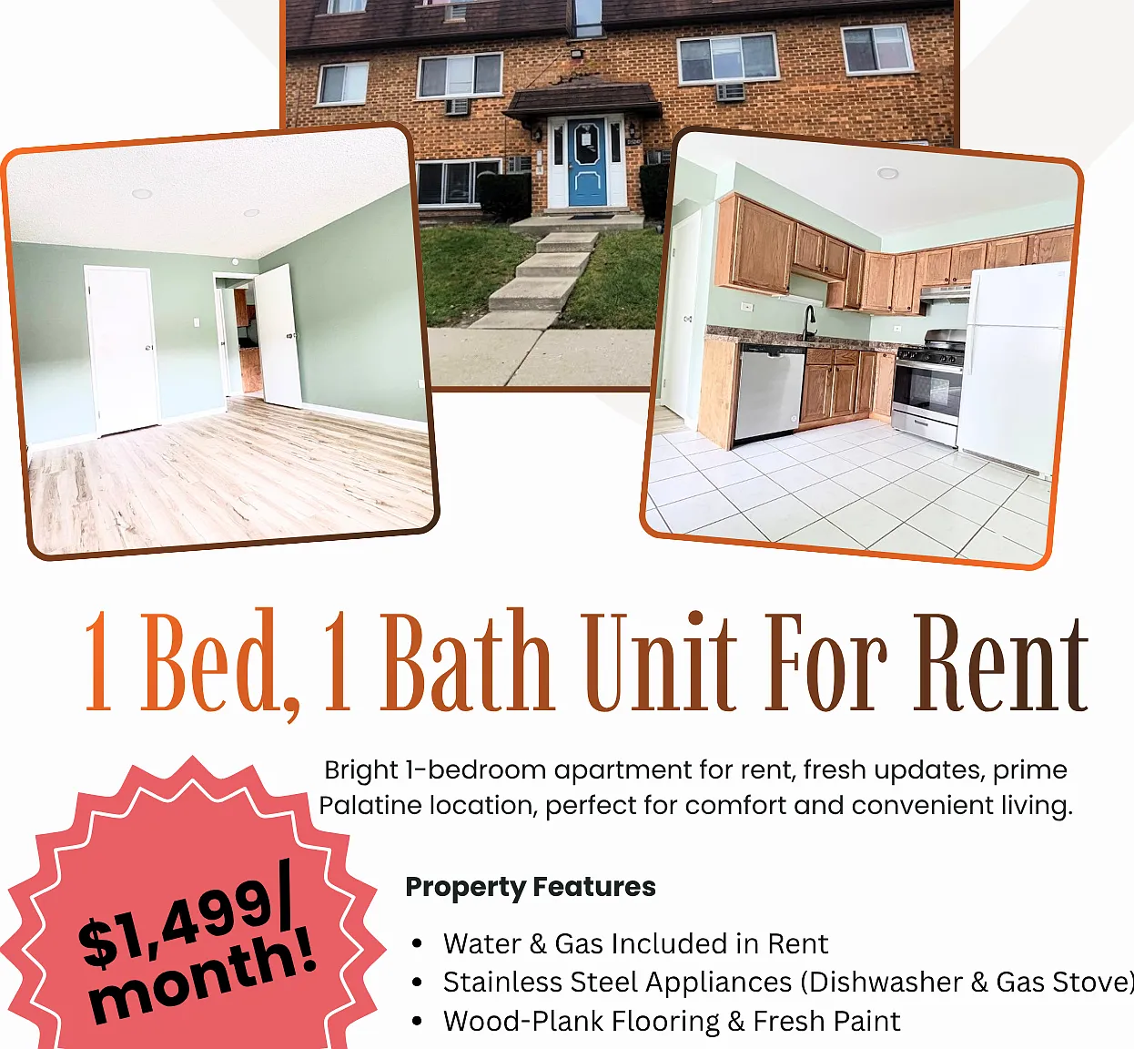 1 bed, 720 sqft, $1,499 — Photo 1