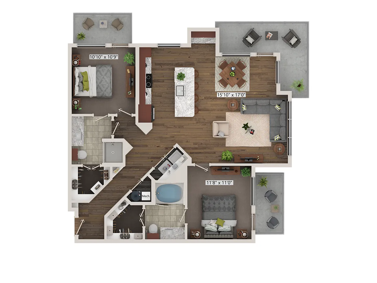 Floor plan B1