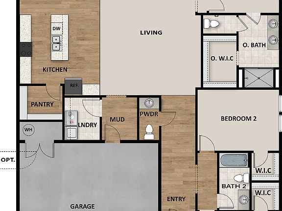 2 Car Garage Standard