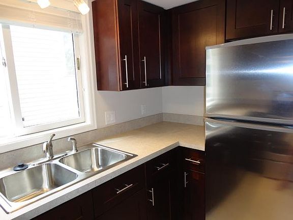 Kitchen overlooking courtyard