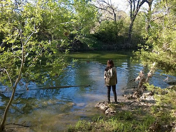 Creek in Greenbelt behind