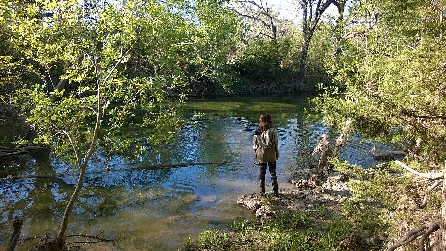 Creek in Greenbelt behind