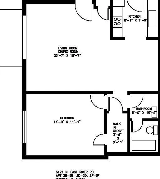 5121 N East River Rd #3D — Photo 12