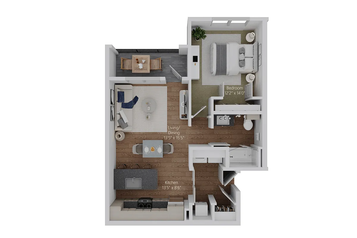 Floor plan The Loft+ (Classic A2+)