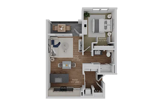 Floor plan The Loft+ (Classic A2+)