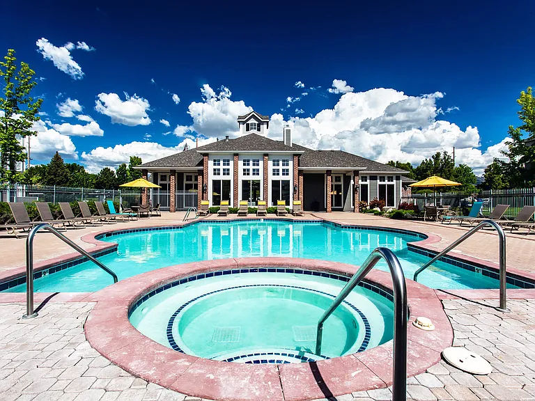 Pool and Hot Tub area